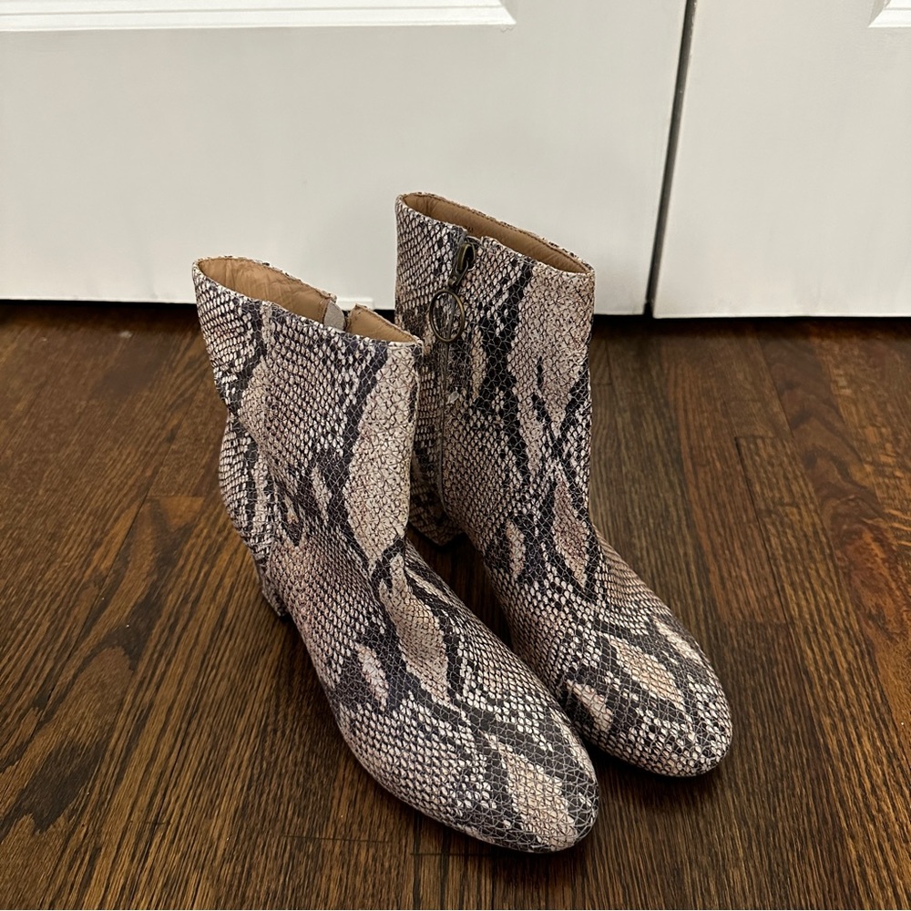 Able Women’s Celina Snakeskin Ankle Boot